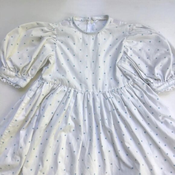 Vintage‎ Daisy Kingdom Blue Bunny Full Circle Pinafore Crinoline Dress No Tag - Picture 16 of 16